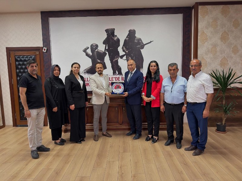 Kaymakamımız Ümit Altay’a Veda Ziyaretleri